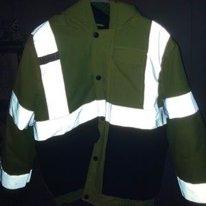 m, winter jacket, reflective, aq high visibility , mens